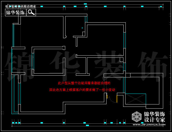 大發(fā)凱鴻雋府126平米 戶(hù)型